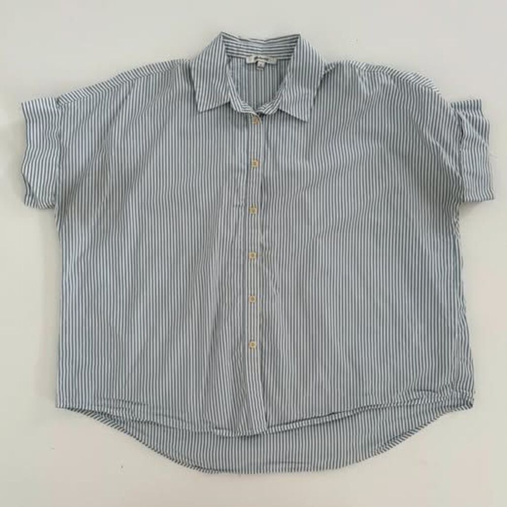 Madewell Size Large Relaxed Short‎ Sleeve Button-Down